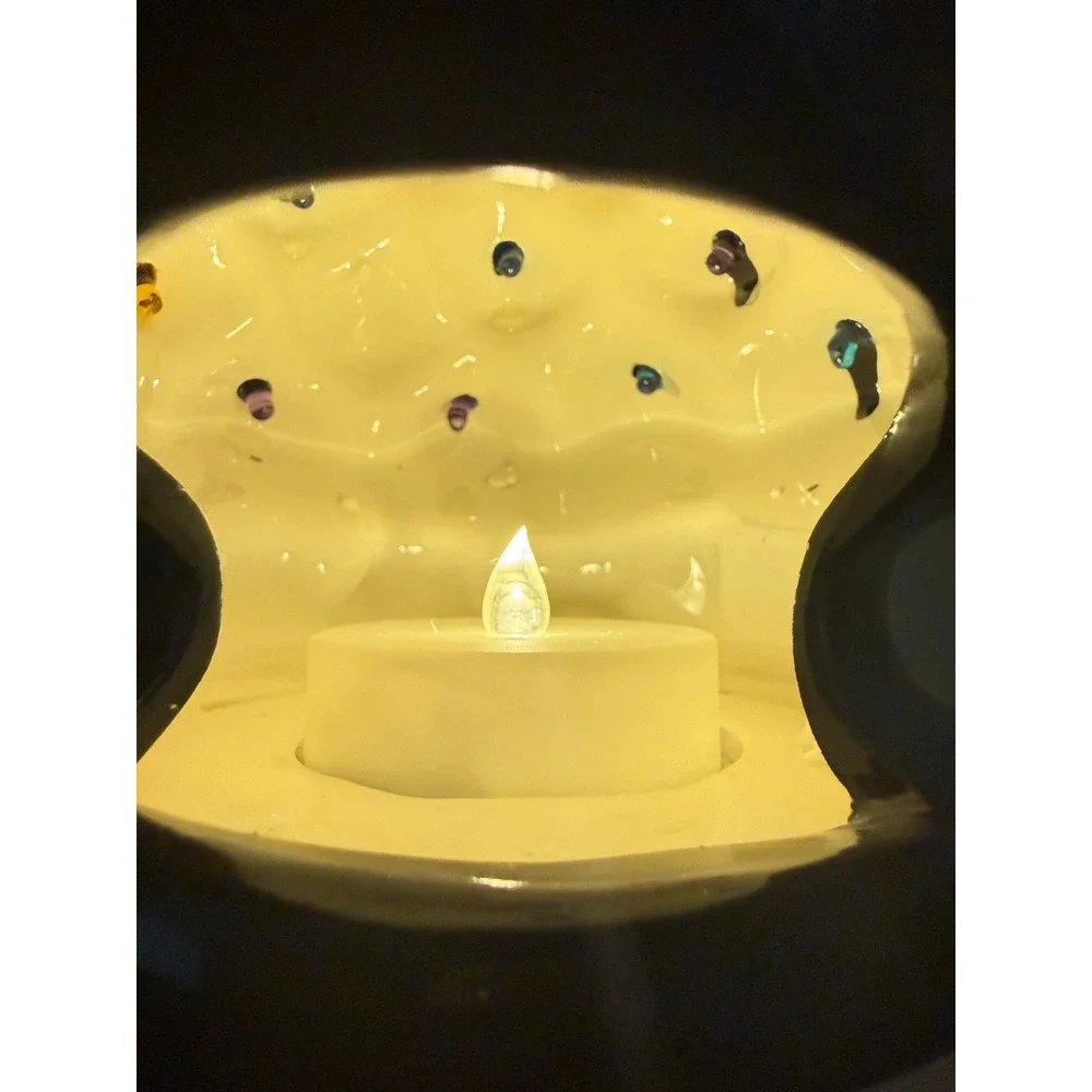 Hot‎ Topic Disney Nightmare Before Christmas Light Up Ceramic Tree Halloween